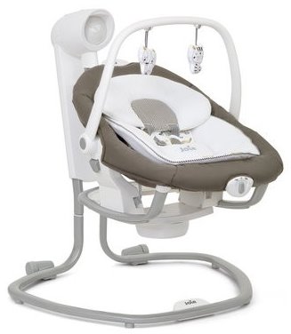 Leagan si balansoar rotativ Joie Serina 2 in 1 Cosy Spaces, cu conectare la priza